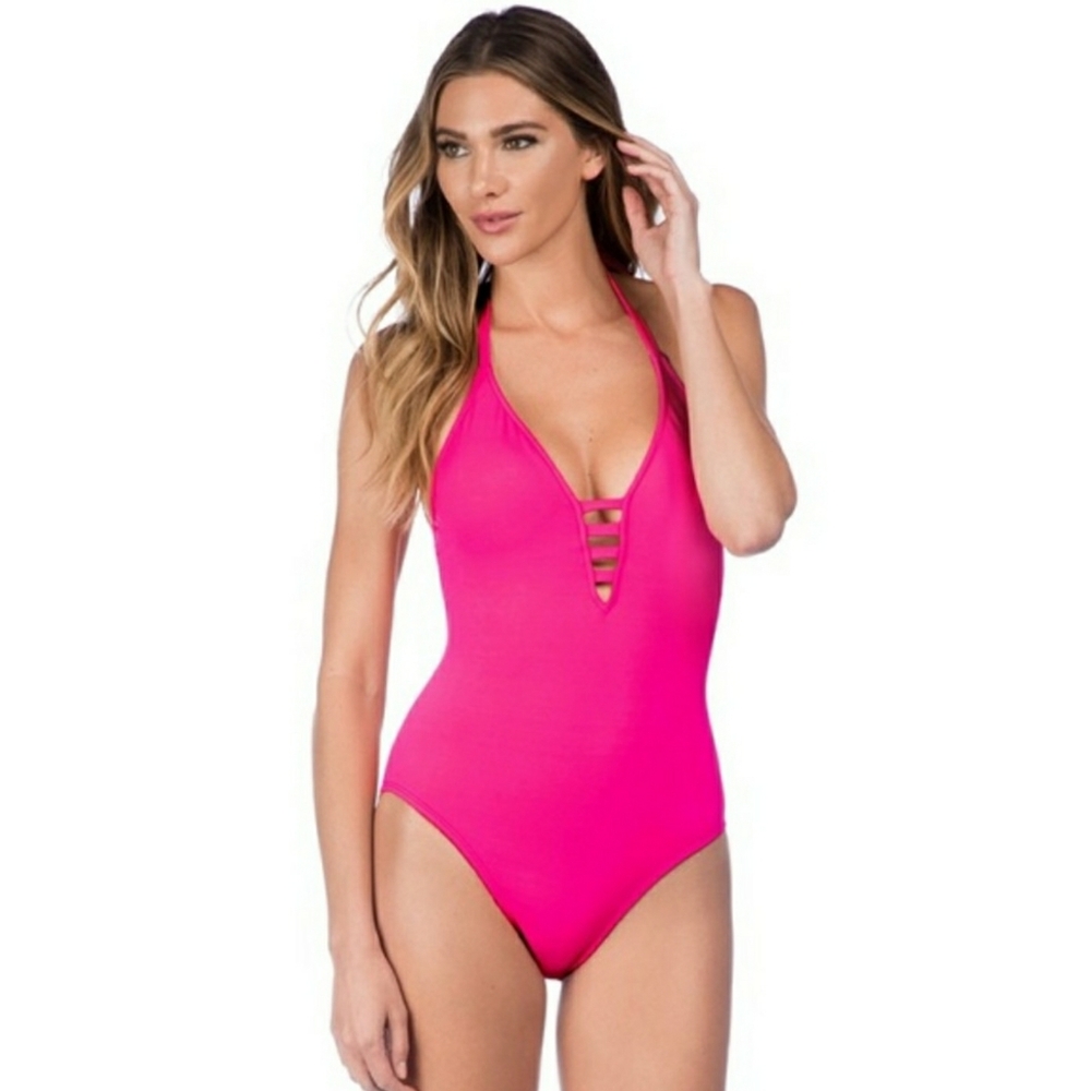 🩱NWT La Blanca Island Goddess One Piece Tummy Control Size: 16